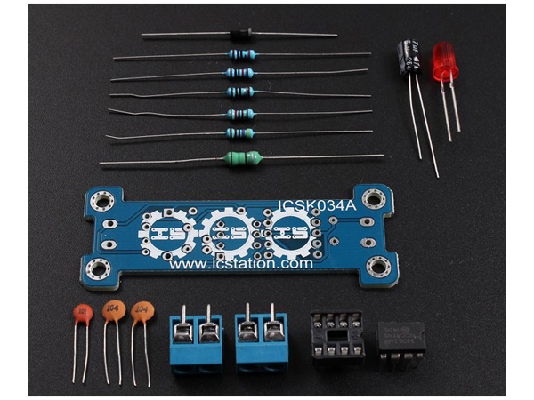 디바이스마트,MCU보드/전자키트 > 전원/신호/저장/응용 > 레벨컨버터/전압관리,SZH,MC34063 승압형 5V to 12V DC-DC 컨버터 DIY 키트 [SZH-PWBUK-046],부스트(BOOST) / Step-Up / MC34063 칩셋 기반의 부스트(Step-Up) 모듈 DIY 키트 / 기판, 저항, 칩셋 등 모든 부품들이 조립되지 않은 반제품으로, 직접 조립 및 납땜이 필요한 제품 / 65mm * 25mm