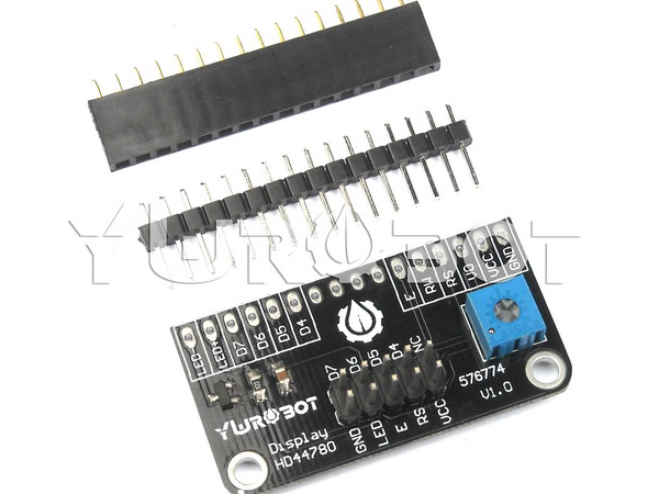 디바이스마트,오픈소스/코딩교육 > 아두이노 > 아두이노 LED/LCD모듈,YwRobot,아두이노 1602 캐릭터 LCD 병렬제어모듈 [DIS030004],아두이노와 호환되는 16X2 병렬제어 LCD 모듈입니다.