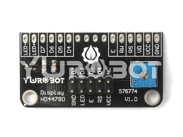 디바이스마트,오픈소스/코딩교육 > 아두이노 > 아두이노 LED/LCD모듈,YwRobot,아두이노 1602 캐릭터 LCD 병렬제어모듈 [DIS030004],아두이노와 호환되는 16X2 병렬제어 LCD 모듈입니다.