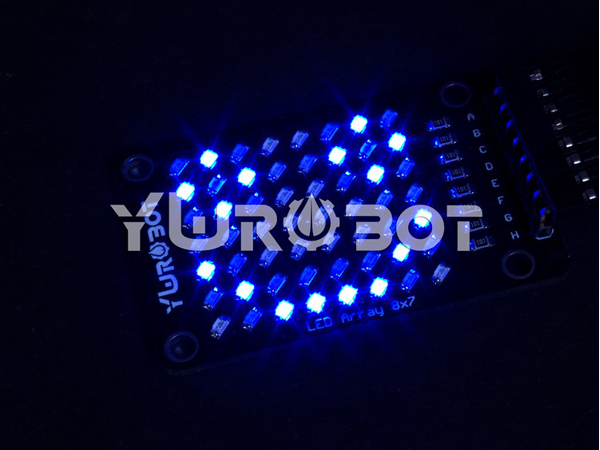 아두이노 8x7 LED 매트릭스 모듈-BLUE [ELB061006]