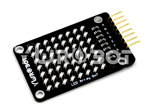 디바이스마트,LED/LCD > FND/도트매트릭스 > 도트매트릭스 > 기타 도트매트릭스,YwRobot,아두이노 8x7 LED 매트릭스 모듈-BLUE [ELB061006],배열 : 8x7 / 사이즈 : 50x31.5mm / 전압 : 5V / 픽셀 : 56 / 색상 : 블루(Blue)