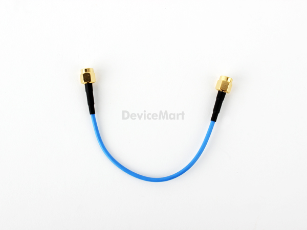 RP-SMA Plug to RP-SMA Plug, RG405 blue cable-15cm [SZH-RA028]