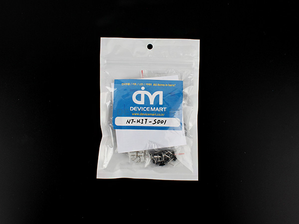 디바이스마트,RLC/수동소자 > 엔지니어 샘플키트 > 스위치 키트,NT-KIT,소형 택트스위치 12종 키트 [NT-KIT-S001],불황에 맞서다!  NT-봉지키트 시리즈. 간편한 비닐 포장으로 가격 거품을 뺀 저가형 키트입니다. 소형 택트스위치 SMD,DIP 혼합의 12종 각 10개씩 담은 키트입니다.