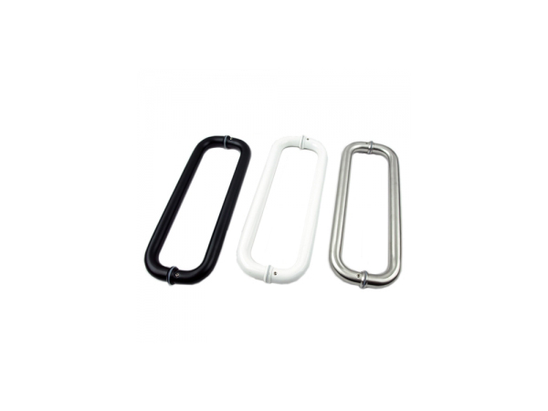 강화도어손잡이/원형마주/스텐/25파이/색상선택/200p,340p/CB