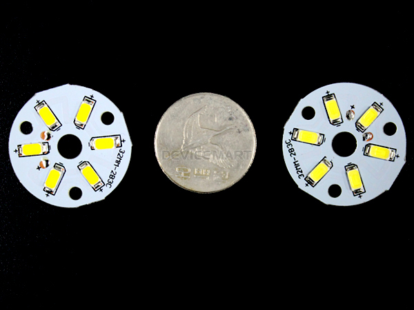 디바이스마트,LED/LCD > LED 인테리어조명 > LED 전구,SZH-LD,LED조명 제작용 원형기판 SMD LED (3W/32mm/화이트) [SZH-LD035],사이즈 : 32mm / 전원 : DC 6V~10V , 3W / 색상 : 화이트(White)5730 SMD LED 6개
