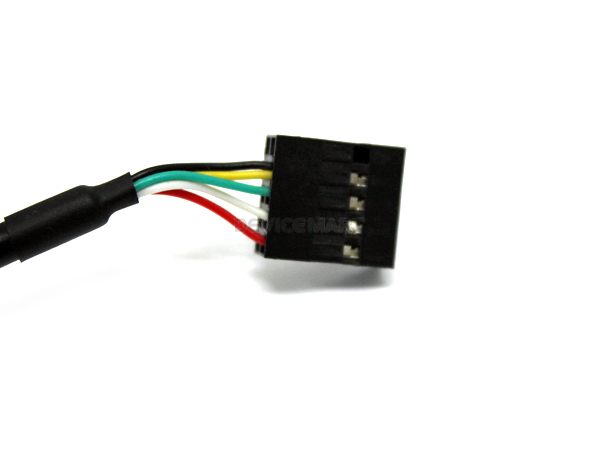 디바이스마트,커넥터/PCB > 직사각형 커넥터 > 하네스 케이블 > 1.0mm pitch,NW3 (New3),하네스 케이블 커넥터 5핀-5핀 [NW3-CCA-013],케이블 전체 길이 약 420mm, 5핀, 전선굵기 0.9mm, 커넥터 A1001-05Y to A2541-2*05Y , 커넥터 일부 핀은 클림프가 연결되어 있지 않습니다. / ※제조사에 따라서 커넥터 모양이 변경될 수 있습니다 (랜덤)