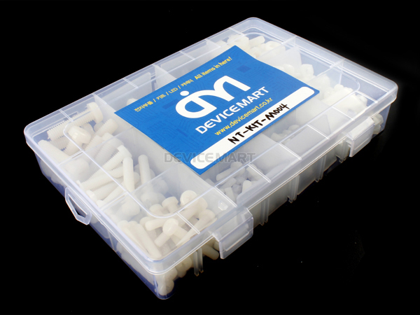 디바이스마트,기계/제어/로봇/모터 > 원자재/DIY 기타 > DIY 부속품,NW3 (New3),NT- DIY 플라스틱 둥근머리 볼트 B 키트 [NT-KIT-M004],플라스틱 볼트,너트 /  십자 /  사이즈: M5,M6,M8