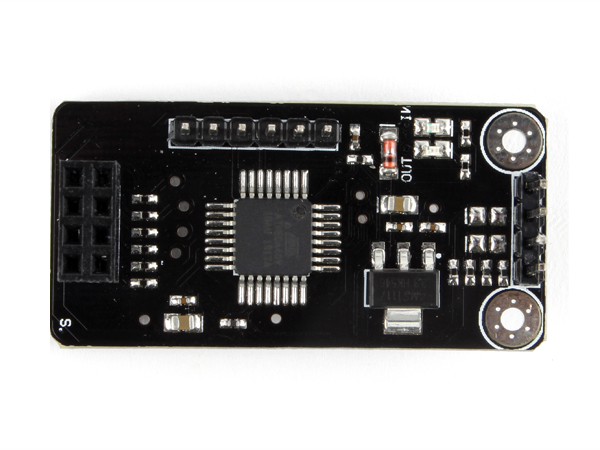 디바이스마트,MCU보드/전자키트 > 통신/네트워크 > RF/LoRa,SZH,아두이노 호환 nRF24L01 모듈용 ATMega48 개발보드 [SZH-RFBB-041],nRF24L01 모듈(미포함, 별매)과 결합해 아두이노와 연결할 수 있는 ATMega48 기반 개발보드 / I2C interface, I2C to SPI bridge / 작동 전압 : 5 V / Transfer Rate: 초당 50Bytes (Max) / 크기 : 73mm * 22mm