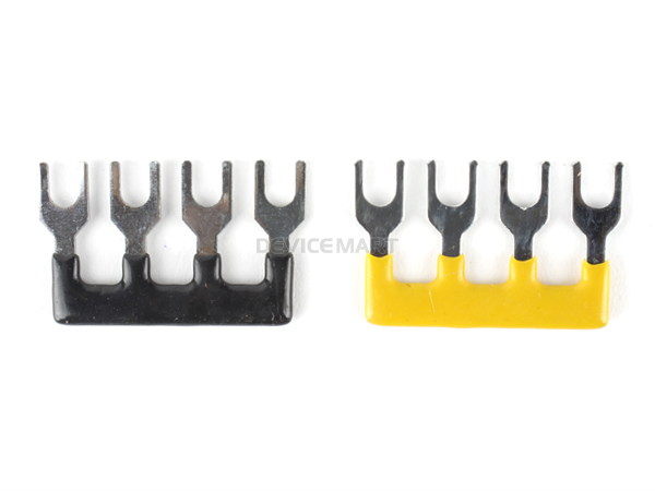 디바이스마트,커넥터/PCB > 터미널블럭 > 압착단자/절연단자 > 쇼트바,NW3 (New3),쇼트바 (NW3-TB1504),쇼트바 15A 4핀, 단자대간에 쇼트를 시켜주는 역할을 하며 다양한 색상이 있습니다.