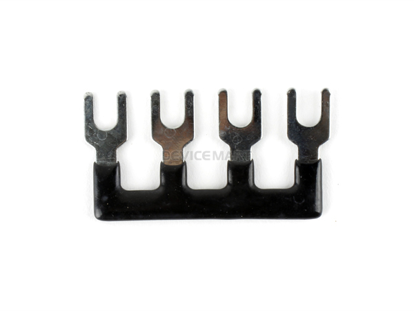 디바이스마트,커넥터/PCB > 터미널블럭 > 압착단자/절연단자 > 쇼트바,NW3 (New3),쇼트바 (NW3-TB2504),쇼트바 25A 4핀, 단자대간에 쇼트를 시켜주는 역할을 하며 다양한 색상이 있습니다.