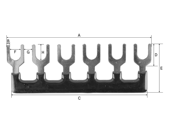 디바이스마트,커넥터/PCB > 터미널블럭 > 압착단자/절연단자 > 쇼트바,NW3 (New3),쇼트바 (NW3-TB2508),쇼트바 25A 8핀, 단자대간에 쇼트를 시켜주는 역할을 하며 다양한 색상이 있습니다. ※ 메인이미지와 실제 상품의 색상 차이가 있을 수 있는 점 양해 부탁드립니다.