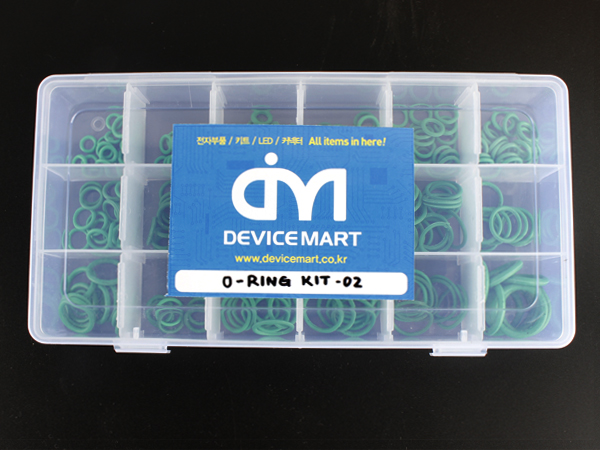 디바이스마트,기계/제어/로봇/모터 > 볼트/너트 > 핀/링/악세사리,NT-KIT,NT- DIY 기계 부품 키트 ( 고무오링 V2 ),DIY 샘플 키트 고무 오링 ( o-ring ) 모음 입니다. 다양한 사이즈의 고무 오링을 한 키트에서 만나보세요.