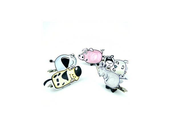 진동 동물농장 5명 set