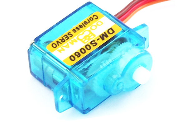 디바이스마트,기계/제어/로봇/모터 > 모터류 > 서보모터 > 디지털 서보모터,DOMAN RC,디지털 서보모터(DM-S0060),Voltage:  3.7V ~ 6.0VSpeed:  0.12 sec/60deg (4.8v) 0.10sec/60deg (6.0v) Torque:  1.2kg.cm (4.8v) 1.3kg.cm (6.0v)Size:  21.4mmX11.6mmX19.8mmWeight:  6 gramMotor:  CorelessGear Train:  Plastic