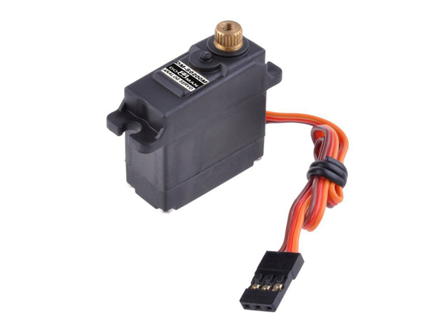 디바이스마트,기계/제어/로봇/모터 > 모터류 > 서보모터 > 아날로그 서보모터,DOMAN RC,아날로그 서보모터(DM-S0200M),Voltage: 4.8V ~ 6.0VSpeed: 0.14 sec/60deg (4.8v) 0.12sec/60deg (6.0v) Torque: 2.8kg.cm (4.8v) 3kg.cm (6.0v) Size: 28.8mmX13.8mmX28.8mmWeight: 20gramMotor: BrushedGear Train: Metal