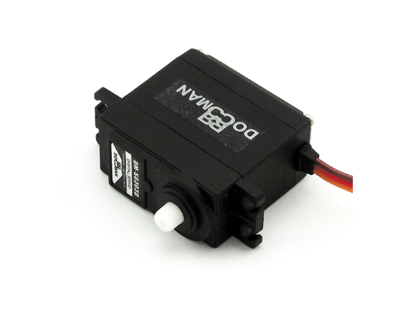 디바이스마트,기계/제어/로봇/모터 > 모터류 > 서보모터 > 디지털 서보모터,DOMAN RC,디지털 서보모터(DM-S0303D),Voltage: 4.8V ~ 6.0VSpeed: 0.13 sec/60deg (4.8v) 0.11sec/60deg (6.0v)Torque: 3kg.cm (4.8v) 3.5kg.cm (6.0v) Size: 40mmX20mmX38.5mmWeight: 38gramMotor: BrushedGear Train: Plastic