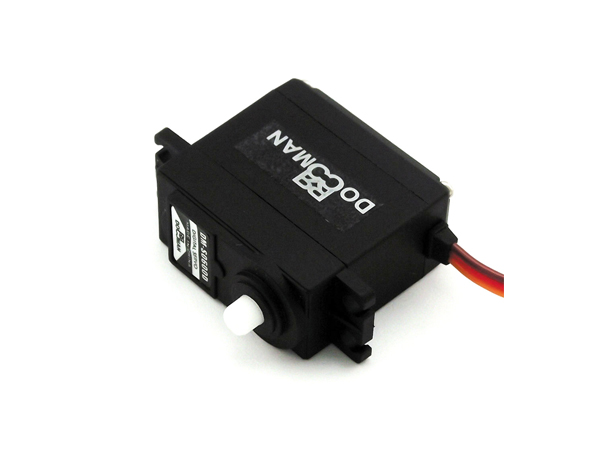 디바이스마트,기계/제어/로봇/모터 > 모터류 > 서보모터 > 디지털 서보모터,DOMAN RC,디지털 서보모터(DM-S0606D),Voltage: 4.8V ~ 6.0VSpeed: 0.14 sec/60deg (4.8v) 0.12sec/60deg (6.0v)Torque: 5.5kg.cm (4.8v) 6.5kg.cm (6.0v) Size: 40mmX20mmX38.5mmWeight: 40gramMotor: BrushedGear Train: Plastic