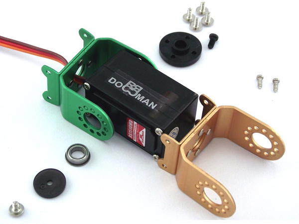 디바이스마트,기계/제어/로봇/모터 > 모터류 > 서보모터 > 디지털 서보모터,DOMAN RC,디지털 서보모터(DM-RS1513MD),Voltage: 6V ~ 7.4VSpeed: 0.25sec/60deg (6v) 0.23sec/60deg (7.4v)Torque: 14.4kg.cm (6v) 16.5kg.cm (7.4v)Size: 44mmX23mmX26.5mmWeight: 51gramMotor: BrushedGear Train: Metal★프레임포함★