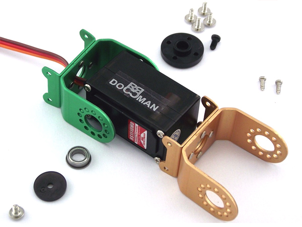 디바이스마트,기계/제어/로봇/모터 > 모터류 > 서보모터 > 디지털 서보모터,DOMAN RC,디지털 서보모터(DM-RS1516MD),Voltage: 6V ~ 7.4VSpeed: 0.25sec/60deg (6v) 0.23sec/60deg (7.4v)Torque: 14.4kg.cm (6v) 16.5kg.cm (7.4v)Size: 44mmX23mmX26.5mmWeight: 51gramMotor: BrushedGear Train: Metal★프레임포함★