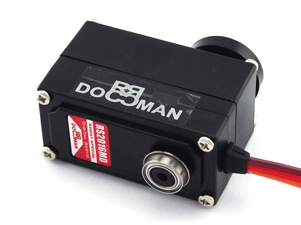 디바이스마트,기계/제어/로봇/모터 > 모터류 > 서보모터 > 디지털 서보모터,DOMAN RC,디지털 서보모터(DM-RS2016MD),Voltage: 6V ~ 7.4VSpeed: 0.28sec/60deg (6v) 0.26sec/60deg (7.4v)Torque: 18.5kg.cm (6v) 21.6kg.cm (7.4v)Size: 44mmX23mmX26.5mmWeight: 51gramMotor: BrushedGear Train: Metal / 프레임포함