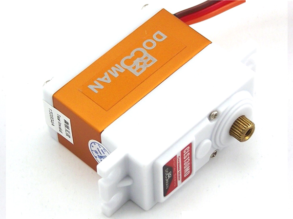 디바이스마트,기계/제어/로봇/모터 > 모터류 > 서보모터 > 디지털 서보모터,DOMAN RC,디지털 서보모터(DM-CLS130MD),Voltage: 6V ~ 7.4VSpeed: 0.11 sec/60deg (6.0v) 0.09sec/60deg (7.4v)Torque: 13kg.cm (6.0v) 16.5kg.cm (7.4v)Size: 40mmX20mmX37mmWeight: 70gramMotor: CorelessGear Train: Metal