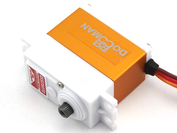 디바이스마트,기계/제어/로봇/모터 > 모터류 > 서보모터 > 디지털 서보모터,DOMAN RC,디지털 서보모터(DM-CLS250TD),Voltage: 6V ~ 7.4VSpeed: 0.14 sec/60deg (6.0v) 0.12sec/60deg (7.4v)Torque: 24.3kg.cm (6.0v) 25.2kg.cm (7.4v)Size: 40mmX20mmX41mmWeight: 65gramMotor: CorelessGear Train: Metal(Titanium gear)