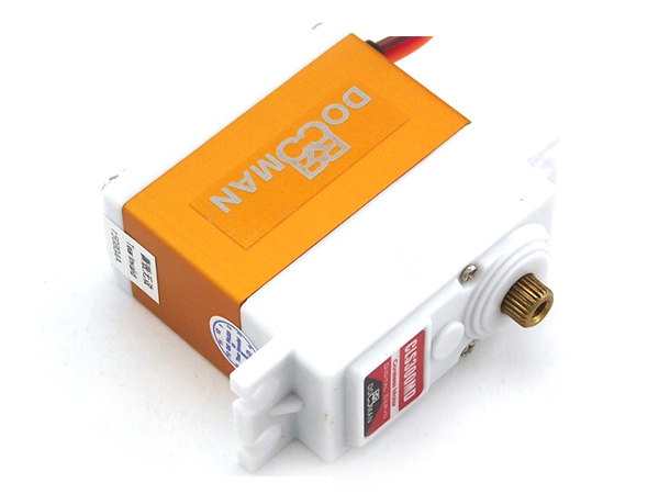 디바이스마트,기계/제어/로봇/모터 > 모터류 > 서보모터 > 디지털 서보모터,DOMAN RC,디지털 서보모터(DM-CLS300MD),Voltage: 6V ~ 7.4VSpeed: 0.15 sec/60deg (6.0v) 0.13sec/60deg (7.4v)Torque: 27.8kg.cm (6.0v) 29.6kg.cm (7.4v)Size: 40mmX20mmX41mmWeight: 76gramMotor: CorelessGear Train: Metal