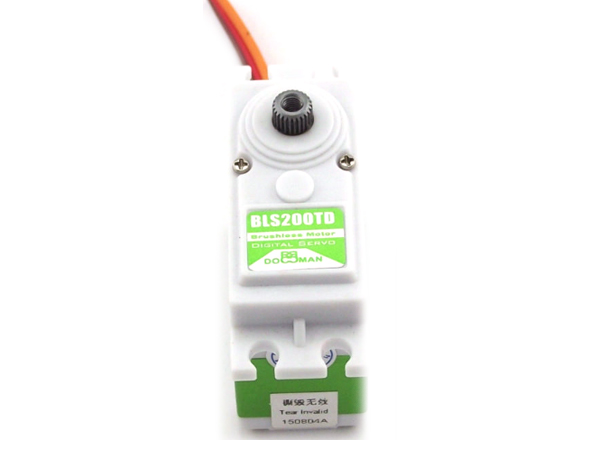 디바이스마트,기계/제어/로봇/모터 > 모터류 > 서보모터 > 디지털 서보모터,DOMAN RC,디지털 서보모터(DM-BLS200TD),Voltage: 6V ~ 7.4VSpeed: 0.12 sec/60deg (6.0v) 0.10sec/60deg (7.4v)Torque: 17.8kg.cm (6.0v) 21kg.cm (7.4v)Size: 40mmX20mmX37mmWeight: 60gramMotor: BrushlessGear Train: Metal(Titanium gear)