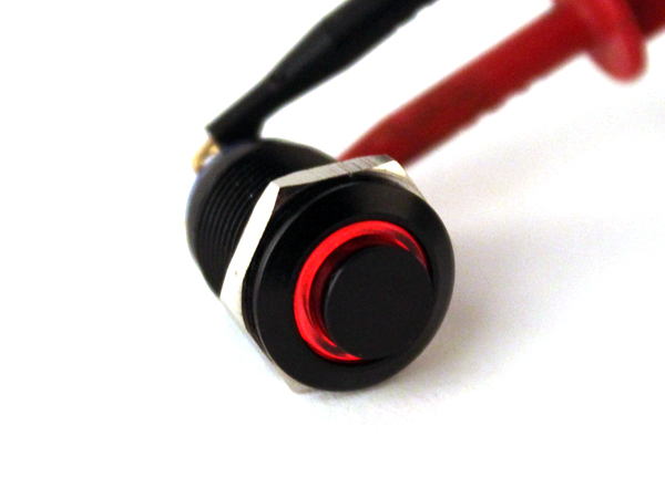 디바이스마트,스위치/부저/전기부품 > 스위치 > 푸쉬버튼 스위치 > 메탈 스위치,NW3 (New3),LED 블랙 메탈 푸쉬 스위치 링(빨강) 돌출형 [HX12-C1],일반푸쉬(PUSH) 스위치 / 색상: RED (조광형) / 정격 전류 : 2A / 정격전압-DC : 36 VDC / 재질 : 블랙 무광 / 홀가공 : 12mm / 스위치 : 14mm / LED발광 링 타입 / 생활방수 / 노브 돌출 타입