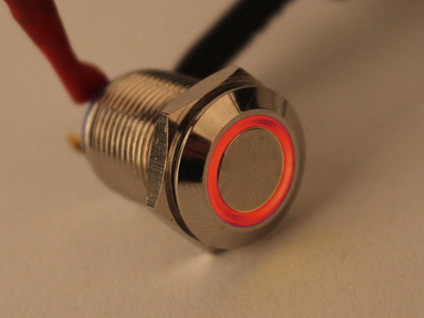 디바이스마트,스위치/부저/전기부품 > 스위치 > 푸쉬버튼 스위치 > 메탈 스위치,NW3 (New3),LED 메탈 푸쉬 스위치 링(빨강) [HX12-C3],일반푸쉬(PUSH) 스위치 / 색상: RED (조광형) / 정격 전류 : 2A / 정격전압-DC : 36 VDC / 재질 : Chrome / 홀가공 : 12mm / 스위치 : 14mm / LED발광 링 타입 / 생활방수 / 노브 플랫 타입