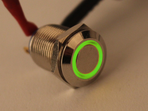 디바이스마트,스위치/부저/전기부품 > 스위치 > 푸쉬버튼 스위치 > 메탈 스위치,NW3 (New3),LED 메탈 푸쉬 스위치 링(녹색) [HX12-C3],일반푸쉬(PUSH) 스위치 / 색상: GREEN (조광형) / 정격 전류 : 2A / 정격전압-DC : 36 VDC / 재질 : Chrome / 홀가공 : 12mm / 스위치 : 14mm / LED발광 링 타입 / 생활방수 / 노브 플랫 타입