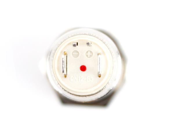 디바이스마트,스위치/부저/전기부품 > 스위치 > 푸쉬버튼 스위치 > 메탈 스위치,NW3 (New3),LED 메탈 푸쉬락 스위치 링(빨강) [HX12-A1],푸쉬락(PUSH LOCK) 스위치 / 색상: RED (조광형) / 정격 전류 : 2A / 정격전압-DC : 36 VDC / 재질 : Chrome / 홀가공 : 12mm / 스위치 : 14mm / LED발광 링 타입 / 생활방수 / 노브 플랫타입