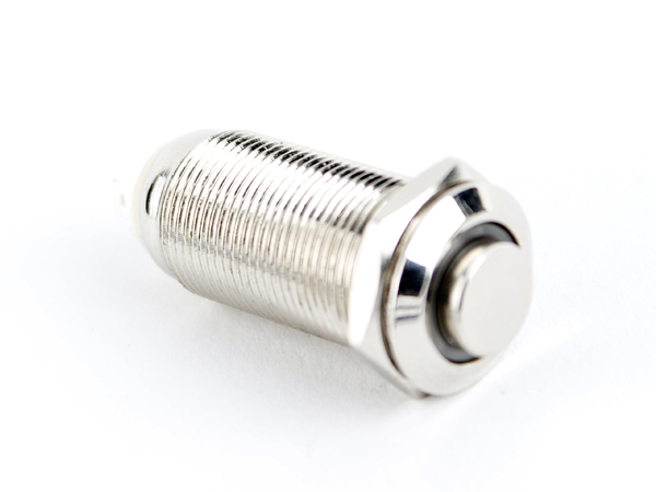 LED 메탈 푸쉬락 스위치 링(빨강) 돌출형 [HX12-A2]