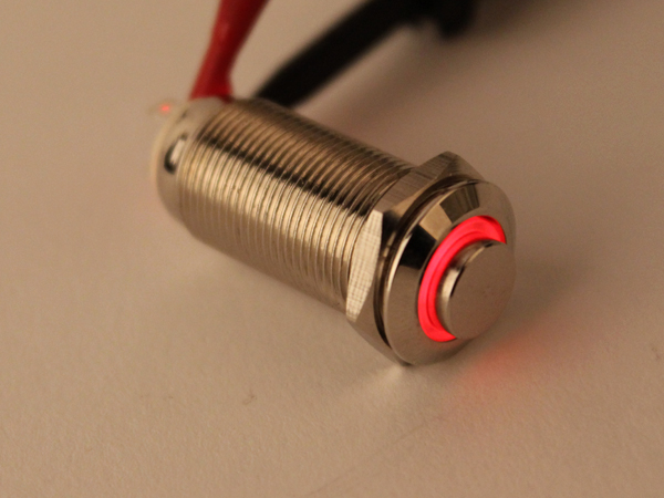 디바이스마트,스위치/부저/전기부품 > 스위치 > 푸쉬버튼 스위치 > 메탈 스위치,NW3 (New3),LED 메탈 푸쉬락 스위치 링(빨강) 돌출형 [HX12-A2],푸쉬락(PUSH LOCK) 스위치 / 색상: RED (조광형) / 정격 전류 : 2A / 정격전압-DC : 36 VDC / 재질 : Chrome / 홀가공 : 12mm / 스위치 : 14mm / LED발광 링 타입 / 생활방수 / 노브 돌출 타입