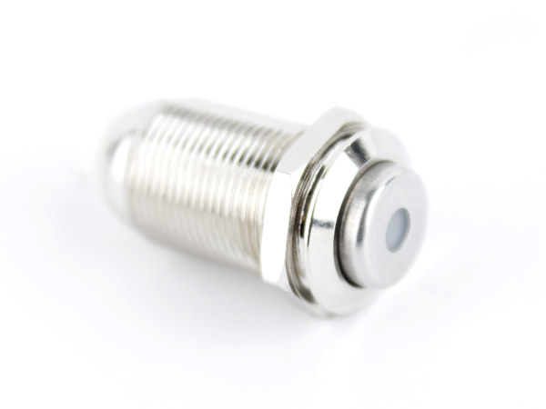 LED 메탈 푸쉬락 스위치 도트(빨강) 돌출형 [HX12-A5]