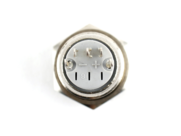 디바이스마트,스위치/부저/전기부품 > 스위치 > 푸쉬버튼 스위치 > 메탈 스위치,NW3 (New3),LED 메탈 푸쉬 스위치 도트(파랑12V) [HX16-A3],일반푸쉬(PUSH) 스위치 / 색상: BLUE (조광형) / 정격 전류 : 3A / 정격전압-DC : 36 VDC / 재질 : Chrome / 홀가공 : 16mm / 스위치 : 18mm / LED발광 Dot 타입 / 노브 둥근(돔) 타입 / 생활방수