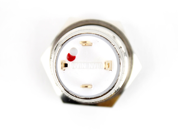 디바이스마트,스위치/부저/전기부품 > 스위치 > 푸쉬버튼 스위치 > 메탈 스위치,NW3 (New3),LED 메탈 푸쉬 스위치 링(녹색) 숏타입 [HX16-A3],일반푸쉬(PUSH) 스위치 / 색상: GREEN (조광형) / 정격 전류 : 3A / 정격전압-DC : 36 VDC / 재질 : Chrome / 홀가공 : 16mm / 스위치 : 18mm / LED발광 Ring타입 / 노브 플랫 타입 / 생활방수 / 길이가 짧은 스위치 입니다.