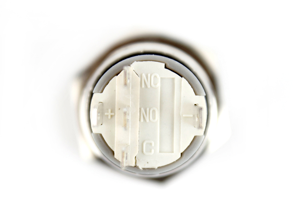 디바이스마트,스위치/부저/전기부품 > 스위치 > 푸쉬버튼 스위치 > 메탈 스위치,NW3 (New3),LED 메탈 푸쉬락 스위치 링(파랑12V) [HX19-A4],푸쉬락(PUSH LOCK) 스위치 / 색상: BLUE (조광형) / 정격 전류 : 5A / 정격전압-AC : 250 VAC / 재질 : Chrome / 홀가공 : 19mm / 스위치 : 22mm / LED발광 Ring타입 / 노브 플랫 타입 / 생활방수