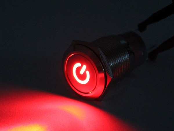 디바이스마트,스위치/부저/전기부품 > 스위치 > 푸쉬버튼 스위치 > 메탈 스위치,NW3 (New3),LED 메탈 푸쉬락 스위치 전원(파랑12V) [HX19-A5],푸쉬락(PUSH LOCK) 스위치 / 색상: BLUE (조광형) / 정격 전류 : 5A / 정격전압-AC : 250 VAC /재질 : Chrome / 홀가공 : 19mm / 스위치 : 22mm / LED발광 전원 표시 / 노브 플랫 타입 / 생활방수