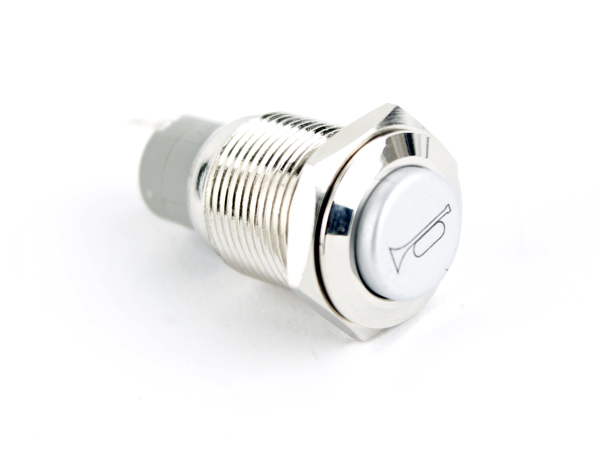 LED 메탈 푸쉬 스위치 12V (자동차 경적)
