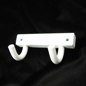 2구옷걸이/심플/백색/FF840-2