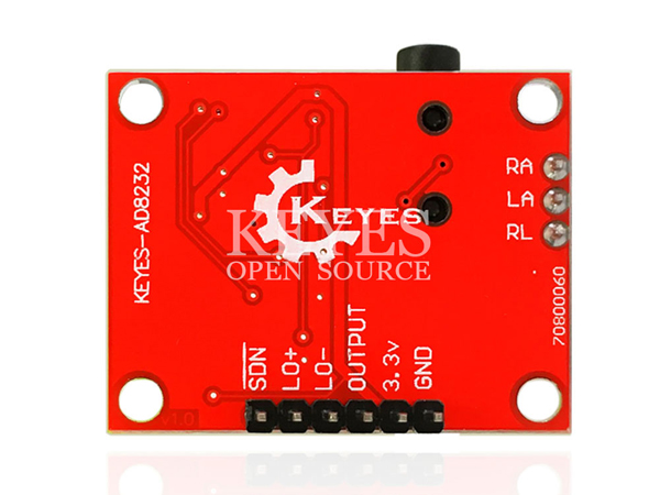 디바이스마트,MCU보드/전자키트 > 센서모듈 > 근전도/심박/바이오 > 근전도/심박센서,KEYES,AD8232 심박 센서 키트 [MD0339-KIT],심장 생체 전기 신호의 심박 모니터링이 가능한 센서 키트 입니다. (와이어, 패드 포함)