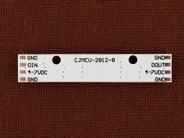 디바이스마트,MCU보드/전자키트 > 디스플레이 > LED,SZH,8 x WS2812B 5050 RGB LED 모듈 STICK-White [SZH-LD084],White STICK (긴 막대) 형태 / WS2812 칩셋 기반 8개의 RGB LED / NeoPixel / 사이즈(길이) : 54mm / 전압 : 5V (DC 4V ~ 7V)