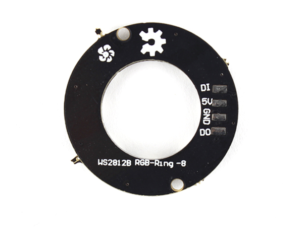 디바이스마트,MCU보드/전자키트 > 디스플레이 > LED,SZH,8 x WS2812B 5050 RGB LED 모듈 RING-Black [SZH-LD086],Black RING (원) 형태 / WS2812 칩셋 기반 8개의 RGB LED / NeoPixel / 사이즈(직경) : 32mm / 전압 : 5V (DC 4V ~ 7V)