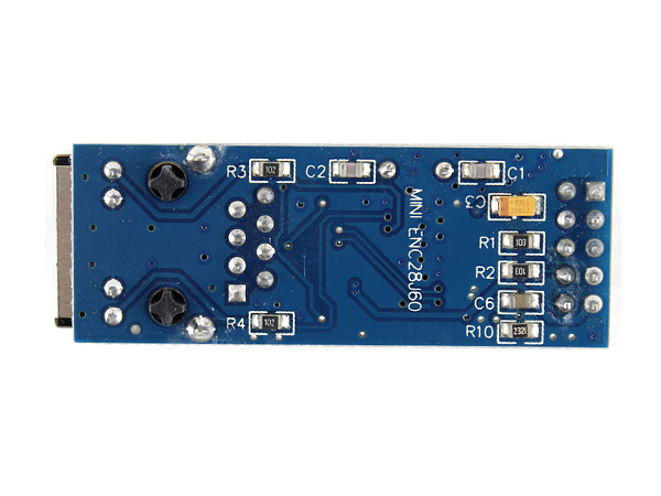 디바이스마트,MCU보드/전자키트 > 통신/네트워크 > 이더넷/PoE(Power over Ethernet),SZH,ENC28J60 소형 아두이노 이더넷 모듈 [SZH-ENBQ-003],3.14V ~ 3.45V / 25MHz Clock / 작동온도 : 0 ~ 70°C / 52 x 18.5 x 15 mm