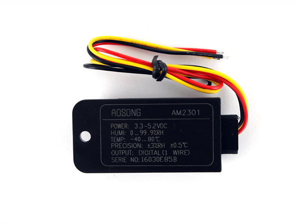 디바이스마트,센서 > 온도/습도/수위센서 > 온습도센서 부품,SZH,AM2301 고정밀 온습도 센서 [SZH-SSBH-069],DHT21 및 SHT10, SHT11 대용 고정밀 온습도 센서 / Measuring range:-20 ~ 60℃ / Power supply:3.3V - 5.2V DC / Size:59mm x 27mm x 13mm