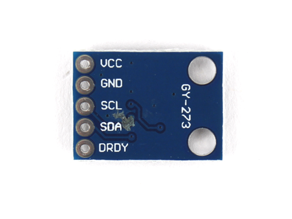 디바이스마트,MCU보드/전자키트 > 센서모듈 > 가속도/자이로/지자기 > 지자기,SZH,HMC5883L(QMC5883L) 3축 전자나침반 모듈 GY-273 [SZH-SSBH-056],Pin spacing: 2.54mm (100mil) / Supply voltage: 3.3V or 5V  / Size: 16mm x 18mm
