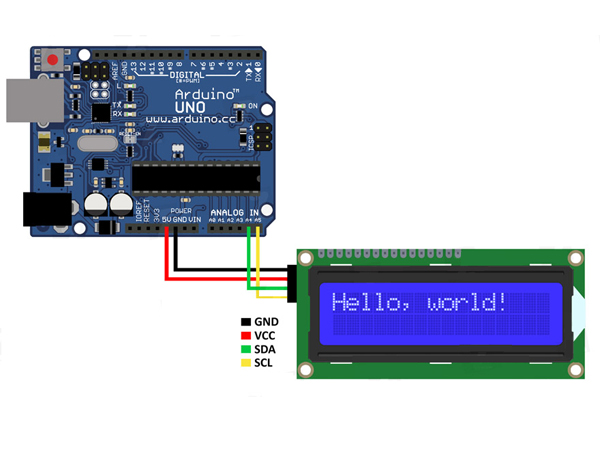 디바이스마트,오픈소스/코딩교육 > 아두이노 > 아두이노 LED/LCD모듈,SZH,아두이노 I2C 1602 LCD 모듈 [SZH-EK101],아두이노 호환 16 * 2 캐릭터(문자) LCD 모듈 / Blue 백라이트 + White 문자 / I2C 모듈이 있어 아두이노와 손쉽게 연결할 수 있습니다 / 80 * 36mm