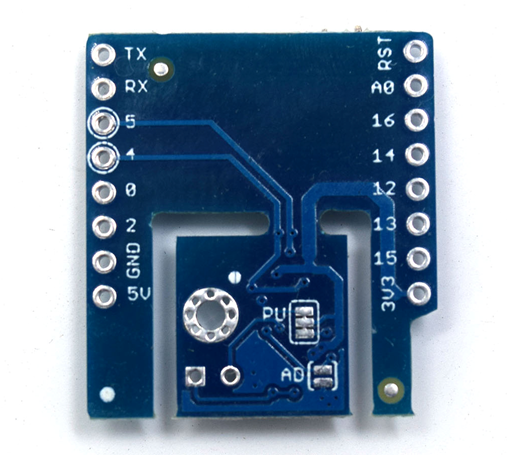 디바이스마트,오픈소스/코딩교육 > 파이썬/IoT 개발 보드 > WeMos > WeMos 정품보드/모듈,WeMos,[정품] WeMos D1 Mini용 디지털 온습도센서 실드 SHT30 Shield V2.1.0,[기존 브랜드 Wemos가 공식적으로 LOLIN으로 변경되었습니다.] wemos.cc 공식 판매페이지에서 구매한 정품 / WeMos D1 Mini용 온습도센서 확장보드 / I2C 인터페이스 / Two user selectable addresses / Typical accuracy ±3%RH and ±0.3°C / 2.0.0 버전에서는 실드가 2개로(입출력포트부 및 센서부) 분리 가능합니다.