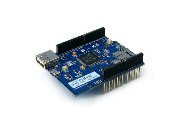 [P4S-347] 아두이노 PHPoC WiFi Shield (무선랜 동글포함)
